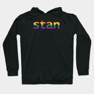 Stan Rainbow Typography Hoodie